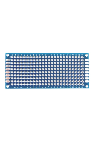 ROBİZ 3cm X 7cm 10x24 Proto Pcb Pertinaks Elektronik Devre Prototip Deney Kartı Fr4 Delikli Plaket - Resim 2