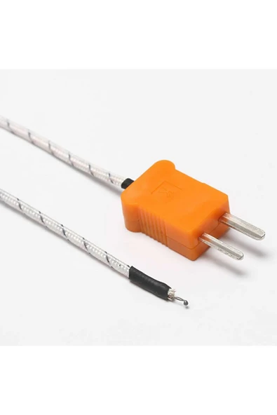 ROBİZ K-type Tp-01 Thermocouple Sıcaklık Isı Sensör 1 Metre Prob Rtd Isıtıcı Fırın Kazan Termostat - Resim 3
