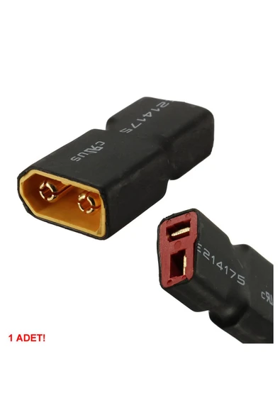 ROBİZ Xt60 Erkek T Deans Dişi Çevirici Adaptör Soket Lityum Lipo Pil Akü Batarya Bağlantı Konnektörü Rc - Resim 3
