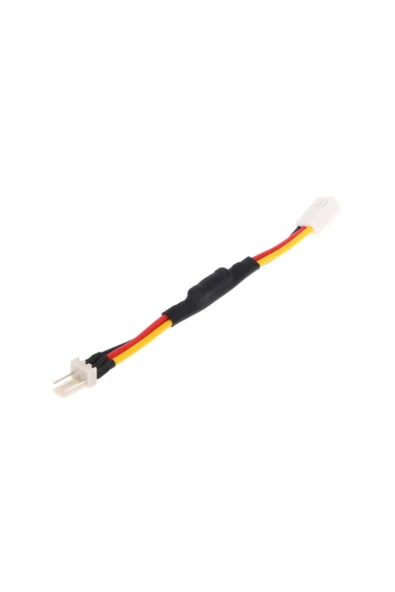 ROBİZ 3 Pin Fan Kablosu Hız Yavaşlatıcı Dirençli 10cm Bilgisayar Cpu - Resim 5
