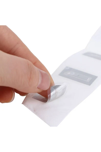 ROBİZ 13.56Mhz Ntag213 Nfc Rfid Etiket Transparan Manyetik Sticker Proximity Göstergeç 13.56 Mhz Kapı - Resim 3