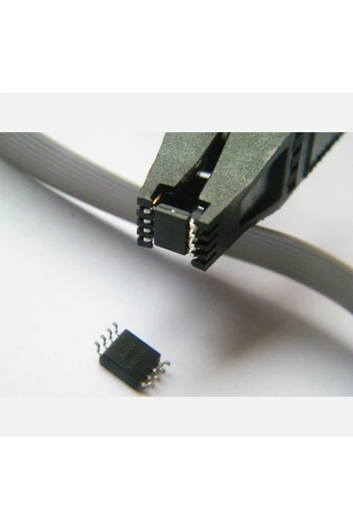 ROBİZ Soıc8 Sop8 To Dıp8 Test Klips Eprom Flash Bios Programlama Mandalı Spı Iıc - Resim 6