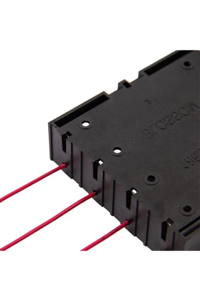 ROBİZ 18650 Pil Yuvası 4’lü Paralel 4 Adet 3.7v Paralel Lityum Lion Batarya Kutusu Mobil Güç Kaynağı - Resim 4