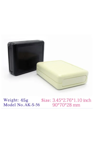 ROBİZ Ak-s-56 Beyaz Plastik Elektronik Proje Kutusu - Resim 3