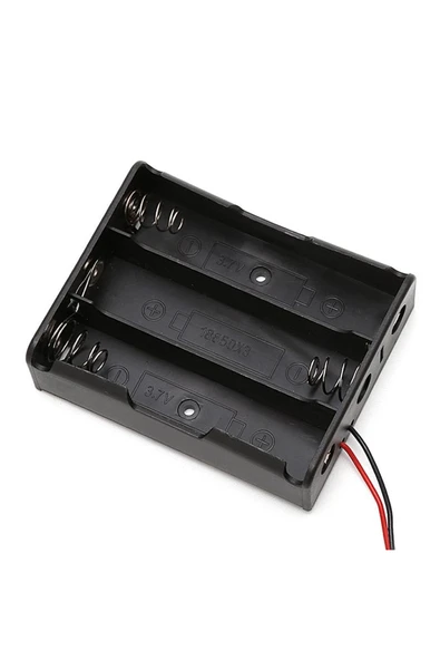 ROBİZ 18650 3lü Pil Kutusu Seri 3 Adet 11.1v Seri Lityum Lion Batarya Yuvası Mobil Güç Kaynağı Powerbank - Resim 8