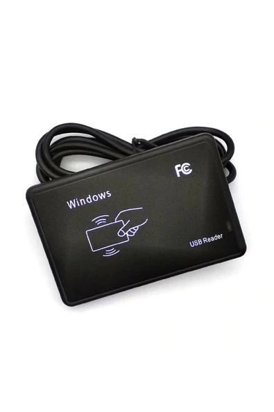 ROBİZ Em4100 Usb Rfid Okuyucu 125 Khz Usb Rfıd Manyetik Kart Okuyucu Personel Takip Kapı Giriş Kontrol - Resim 2