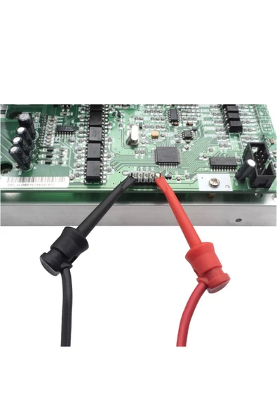 ROBİZ Bnc To Kanca Tip Test Ölçme Probu Osiloskop Ve Sinyal Jeneratörü Probu 1 Metre 2.5a 50ohm Kırmızı - Resim 8