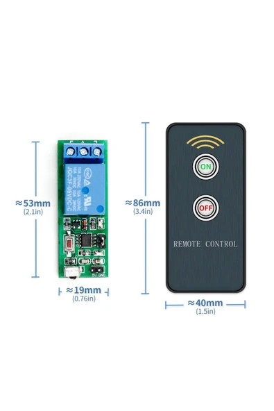 ROBİZ 1 Kanal Ir Kumandalı 5v Röle Modül
