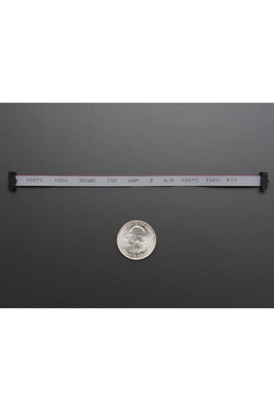 ROBİZ 1.27mm Pitch 15cm 150mm 10 Pin Idc Flat Ribbon Kablo Programlama Data Debug Kablosu Jtag Swd Isp Avr - Resim 6