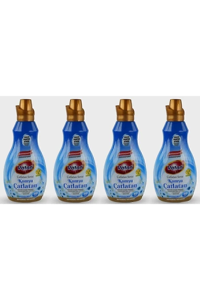 Vatan  komşu çatllatan konsantre 1440 ml 60 yıkama 4 adet