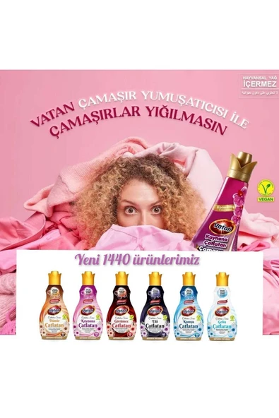 Vatan  komşu çatlatan konsantre 1440 ml 60 yıkama - 2