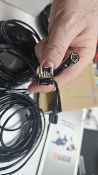 3 Kameralı USB Type-C 15MT Yılan Kamera - Resim 2