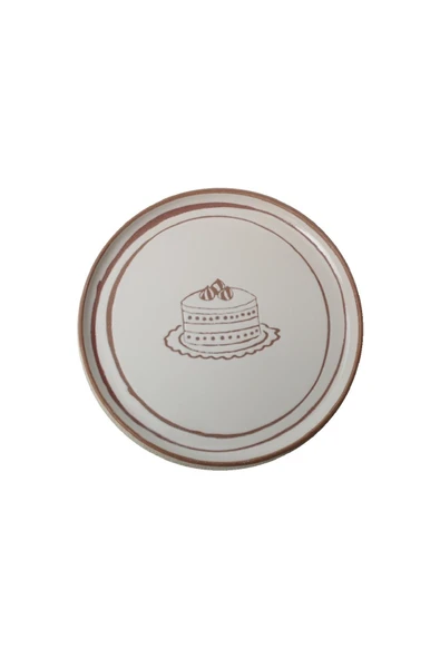 Keramika Pink Cake Nordic Pasta Tabağı 22 Cm 4 Adet 22965-66 - Resim 5