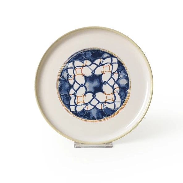 Keramika Wave Flow Nordic Pasta Tabağı 22 Cm 6 Adet 22748 - 9