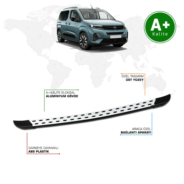 Opel Combo Arka Basamak Kısa Şasi 2024 Model ve Sonrası TrimLine