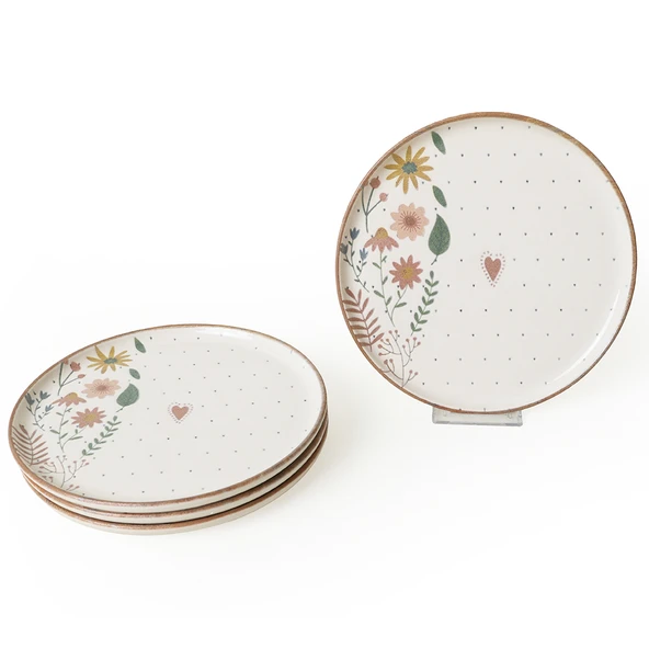 Keramika Soft Bloom Nordic Pasta Tabağı 22 Cm 4 Adet 22875 - 5