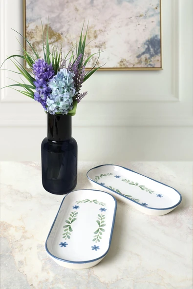 Keramika Daphne Noyan Kayık Tabak 26 Cm 2 Adet 22922 ürün görseli 1