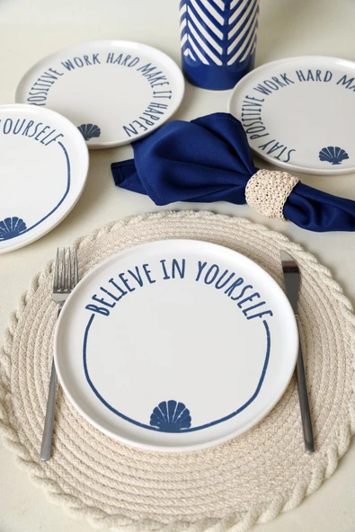 Keramika Ocean Muse Nordıc Pasta Tabağı 22 Cm 4 Adet 22950-55 ürün görseli 1