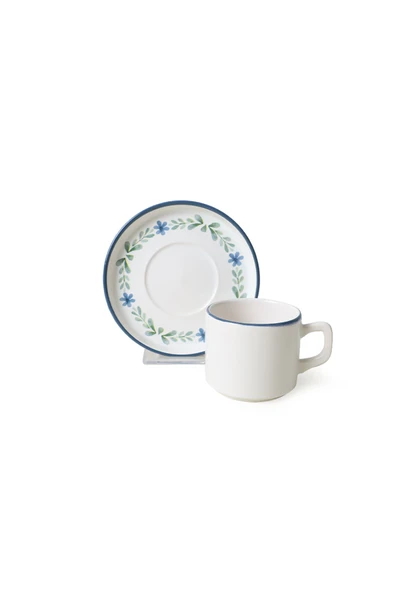 Keramika Daphne Stackable Çay Takımı 12 Parça 6 Kişilik 22921-24 - 6