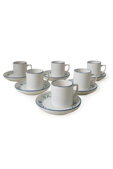 Keramika Daphne Nordic Kahve Takımı 12 Parça 6 Kişilik 22921-24 - 5