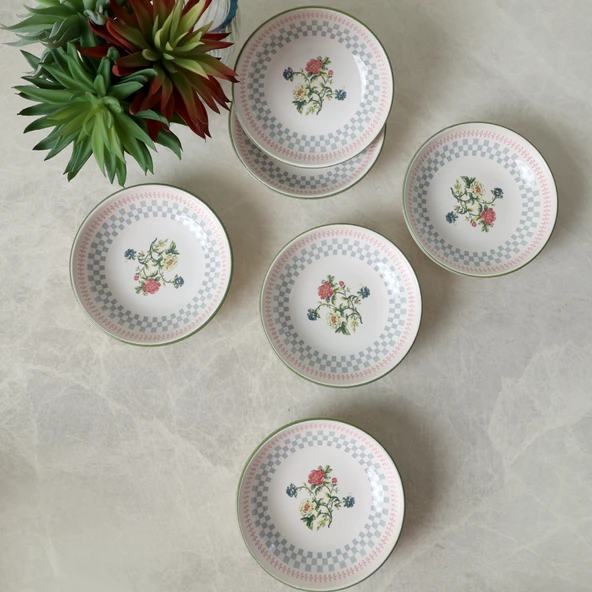 Keramika Rose Line Halka Çerezlik / Sosluk 13 Cm 6 Adet 22911 - 2