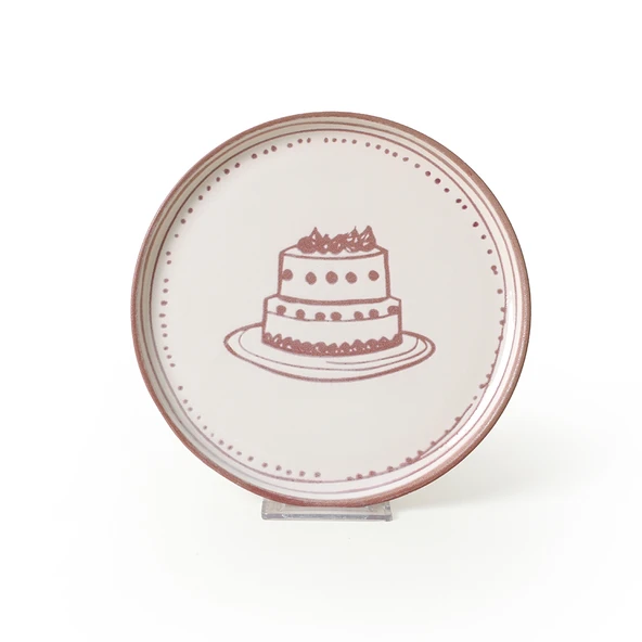 Keramika Pink Cake Nordic Pasta Tabağı 22 Cm 4 Adet 22965-66 - 4