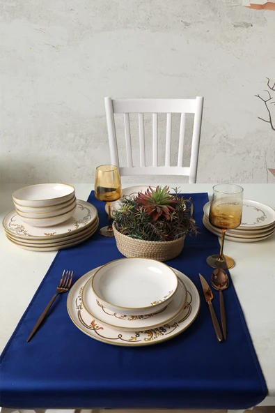 Keramika Bronze Bloom Yemek Takımı 18 Parça 6 Kişilik 22926-27-29 - 5