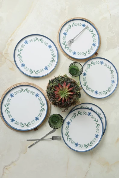 Keramika Daphne Nordic Servis Tabağı 28 Cm 6 Adet 22921 ürün görseli 1