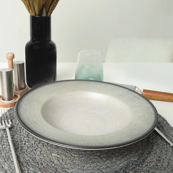 Keramika Gray Ege Makarna Tabağı 28 Cm  21719 - 3