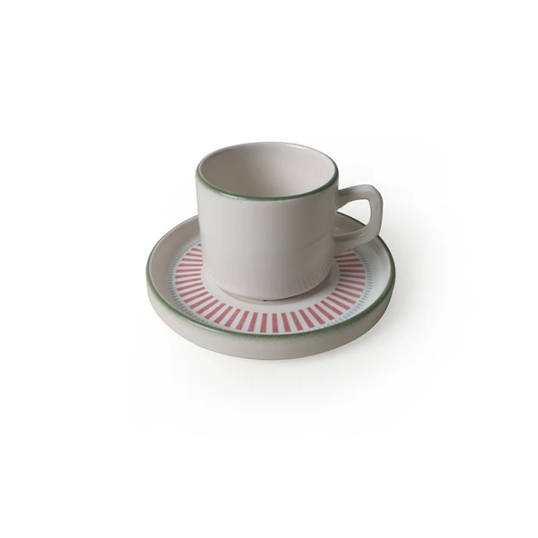 Keramika Rose Line Stackable Çay Takımı 12 Parça 6 Kişilik 22910-12 - 6