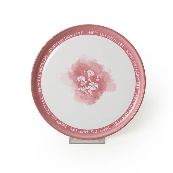 Keramika Flowers Mottolu Nordic Pasta Tabağı 22 Cm 4 Adet 22804-05 - 9