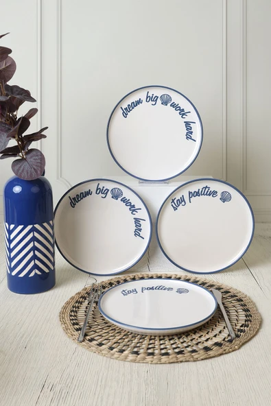 Keramika Ocean Muse Nordıc Pasta Tabağı 22 Cm 4 Adet 22951-52 ürün görseli 1