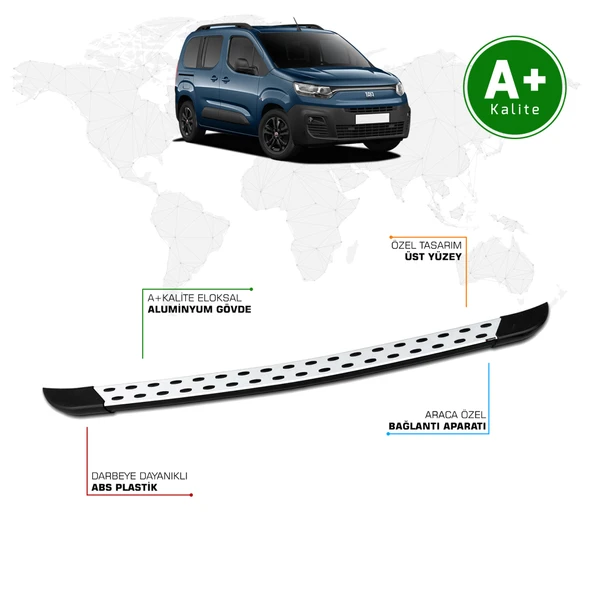 Fiat Doblo Arka Basamak Kısa Şasi 2023 Model ve Sonrası TrimLine