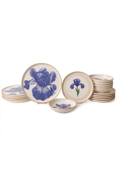 Keramika Brush & Bloom Yemek Takımı 18 Parça 6 Kişilik 22957-58 - 7