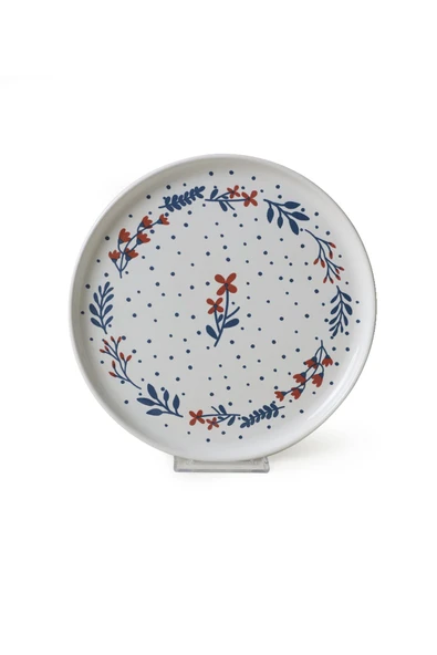 Keramika Dot & Bloom Nordic Pasta Tabağı 22 Cm 4 Adet 22963-64 - Resim 7