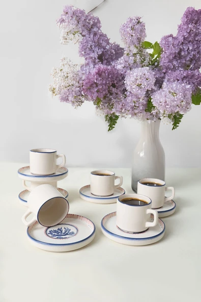 Keramika Marine Wonders Stackable Çay Takımı 12 Parça 6 Kişilik 22741-22905 - 3