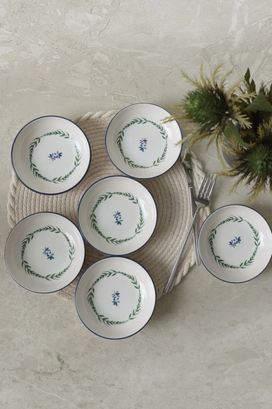 Keramika Daphne Halka Çerezlik / Sosluk 13 Cm 6 Adet 22925 - 3