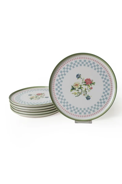 Keramika Rose Line Nordic Servis Tabağı 28 Cm 6 Adet 22911 - 4