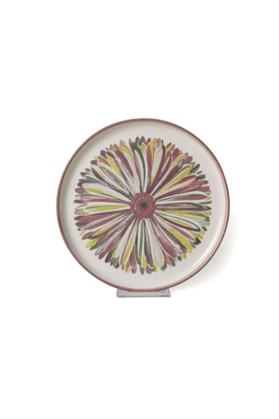 Keramika Serene Flower Nordıc Pasta Tabağı 22 Cm 4 Adet 22983 - 6