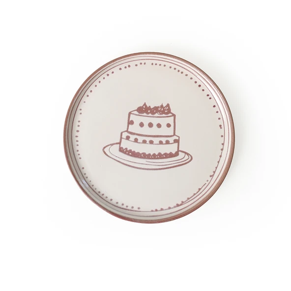 Keramika Pink Cake Nordic Pasta Tabağı 22 Cm 4 Adet 22965-66 - 5