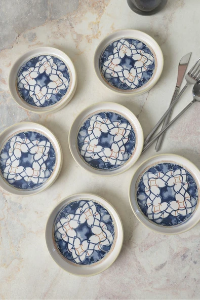 Keramika Wave Flow Stackable Çerezlik / Sosluk 14 Cm 6 Adet 22749 - 2