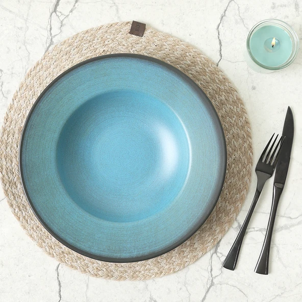 Keramika Blue Ege Makarna Tabağı 28 Cm 21719