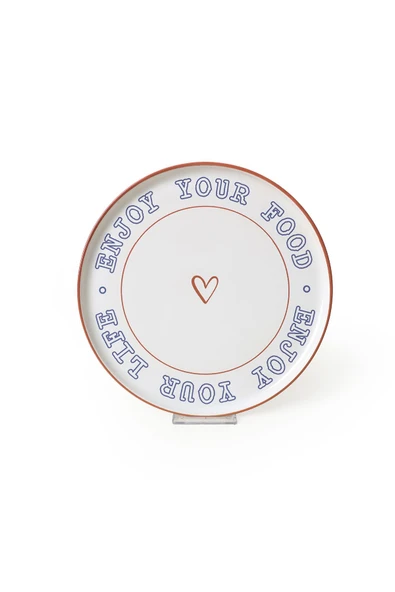 Keramika Enjoy Your Food Nordic Servis Tabağı 28 cm 4 Adet 22973 - Resim 7