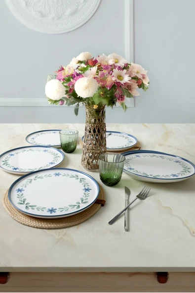 Keramika Daphne Nordic Servis Tabağı 28 Cm 6 Adet 22921 - Resim 2