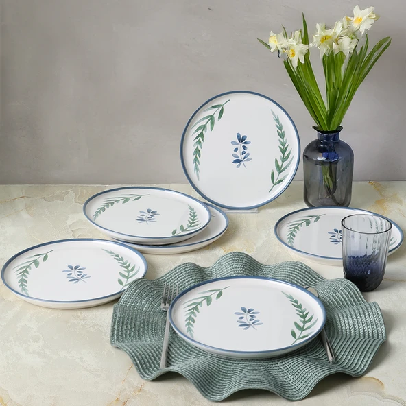 Keramika Daphne Nordic Pasta Tabağı 22 Cm 6 Adet 22923 - 4