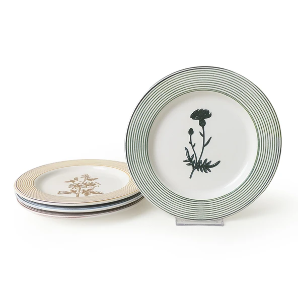 Keramika Floral Essence Assos Pasta Tabağı 22 Cm 4 Adet / 22890-93-94-22949 - 9
