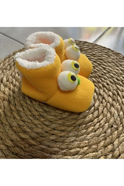 çamaşırsepeti  BEBEK PANDUFU EV PATİĞİ BEBE YUMUŞAK DOKULU PELUŞ PATİK HEDİYELİK SEVİMLİ PANDUF 15-21 NUMARA