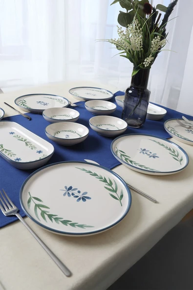 Keramika Daphne Kahvaltı Takımı 12 Parça 6 Kişilik 22922-23-25 - 5