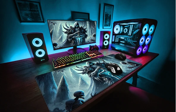Rygen Gaming Mouse Pad 90x40 Lichlord Mousepad Xxl Oyuncu Mouse Pad Büyük Mousepad - 3