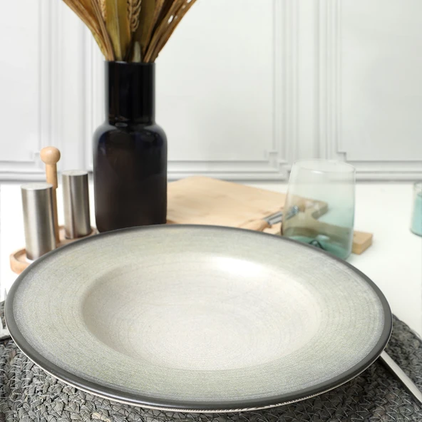 Keramika Gray Ege Makarna Tabağı 28 Cm  21719 - 2
